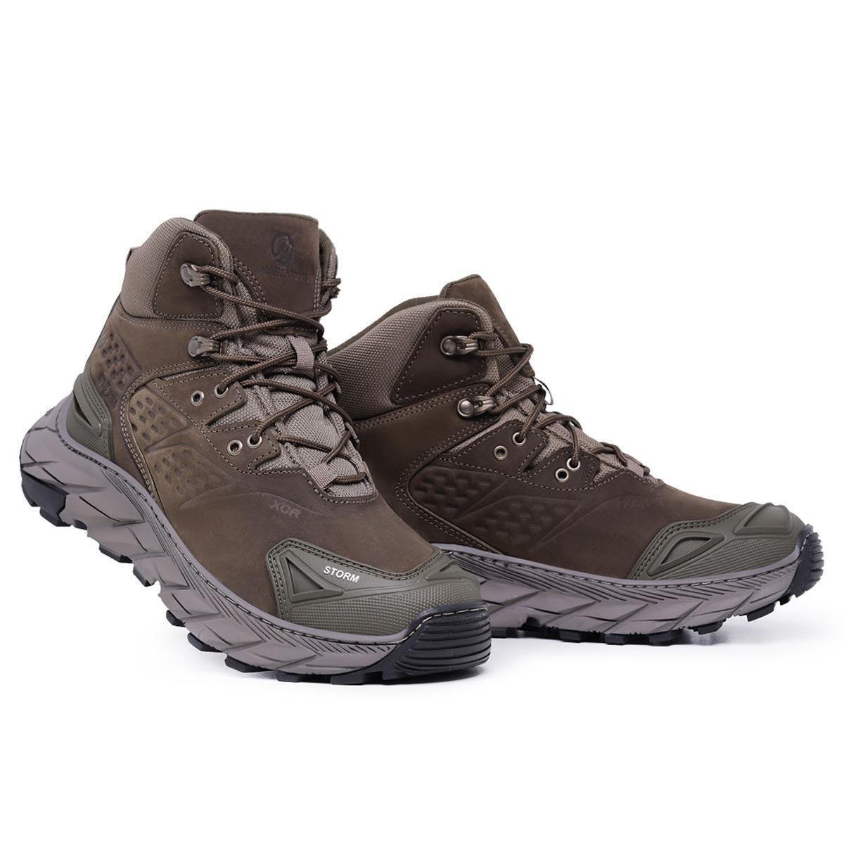 Tênis Adventure Thunderstorm Bota Couro Plamilha em Gel Solado Coturno Trilha Trekking Aventura Menor preço em Tênis Adventure Thunderstorm Bota Couro Plamilha em Gel Solado Coturno Trilha Trekking Aventura