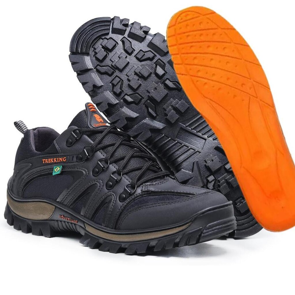 Tênis Adventure Trilha Masculino Confortável Palmilha Gel