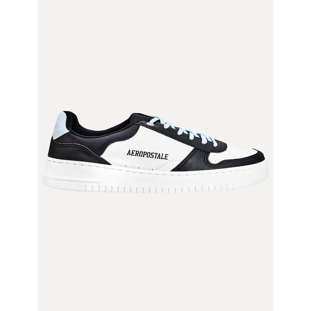 Tênis Aeropostale Masculino Casual Coverline Santorine Logo Preto/Branco