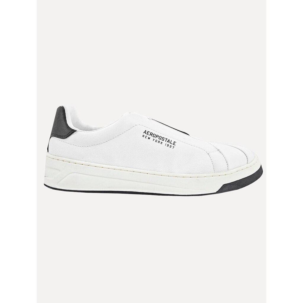 Tênis Aeropostale Masculino Casual Elastico NY 1987 Preto/Branco