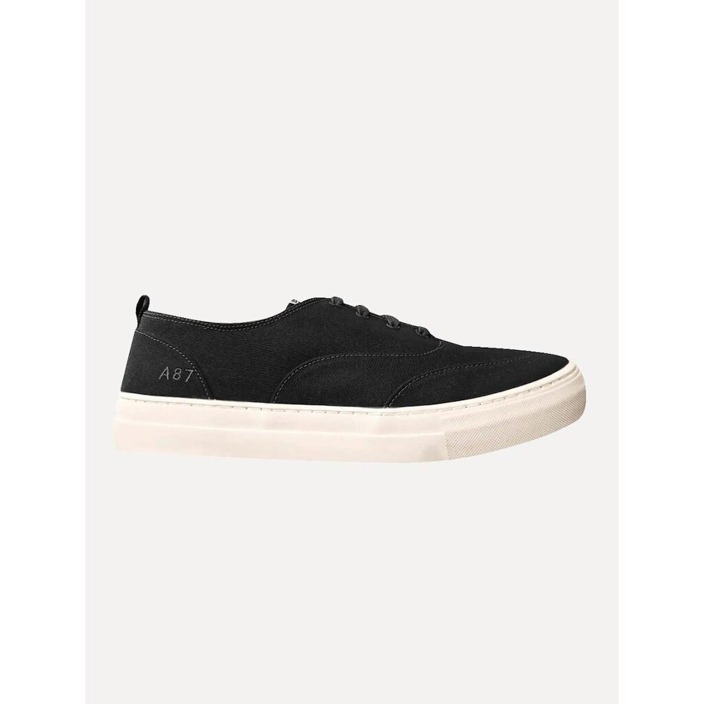 Tênis Aeropostale Masculino Casual Lona Baixo A87 Bordado Preto