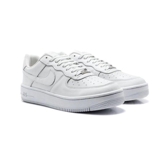 TÊNIS AIRR CASUAL FEMININO FORCEE EM COURO COR BRANCO Zattini