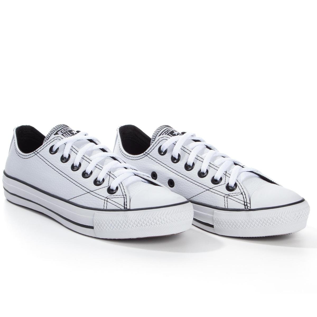 Tênis All Star Chuck Taylor Couro Menor preço em Tênis All Star Chuck Taylor Couro
