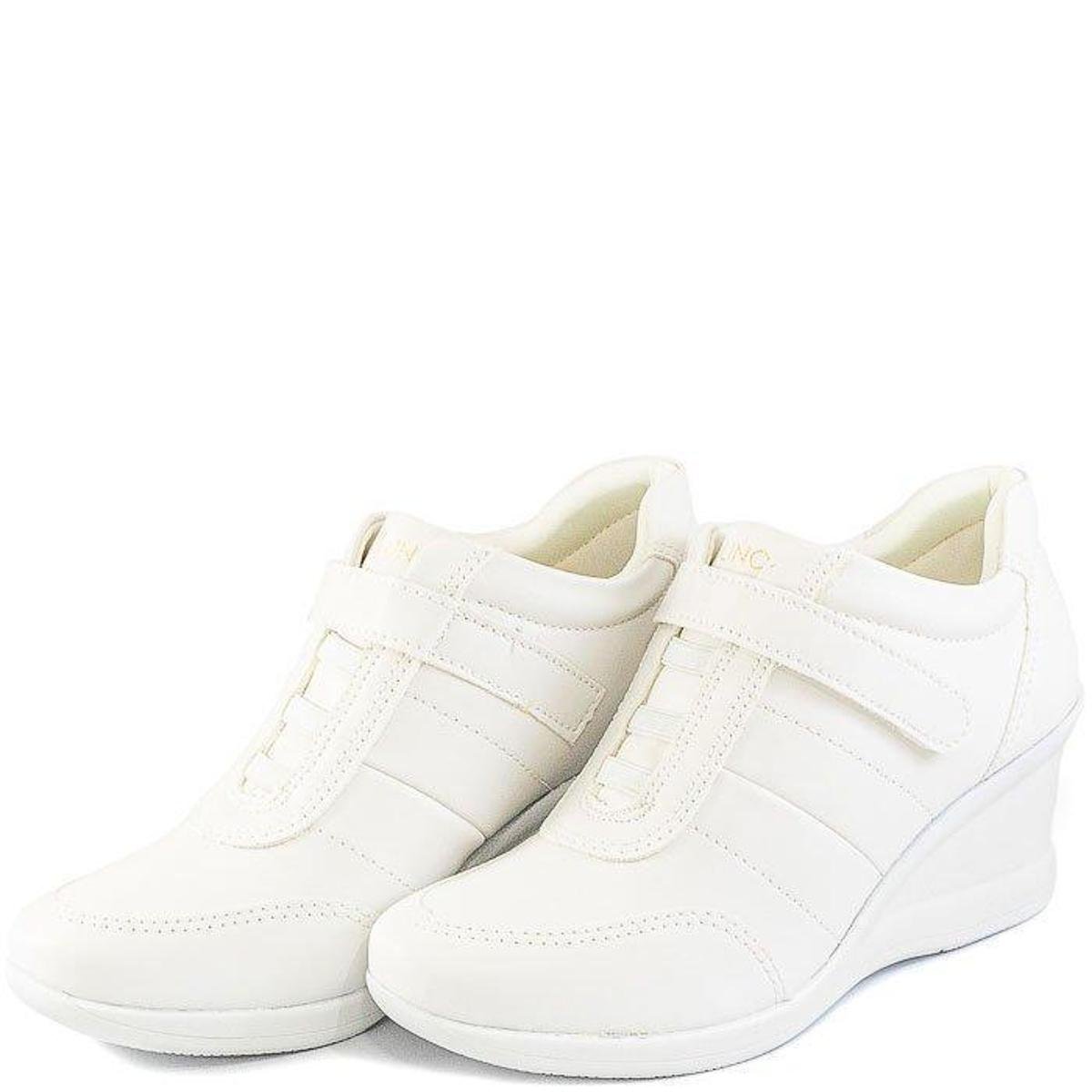 tenis via uno anabela branco