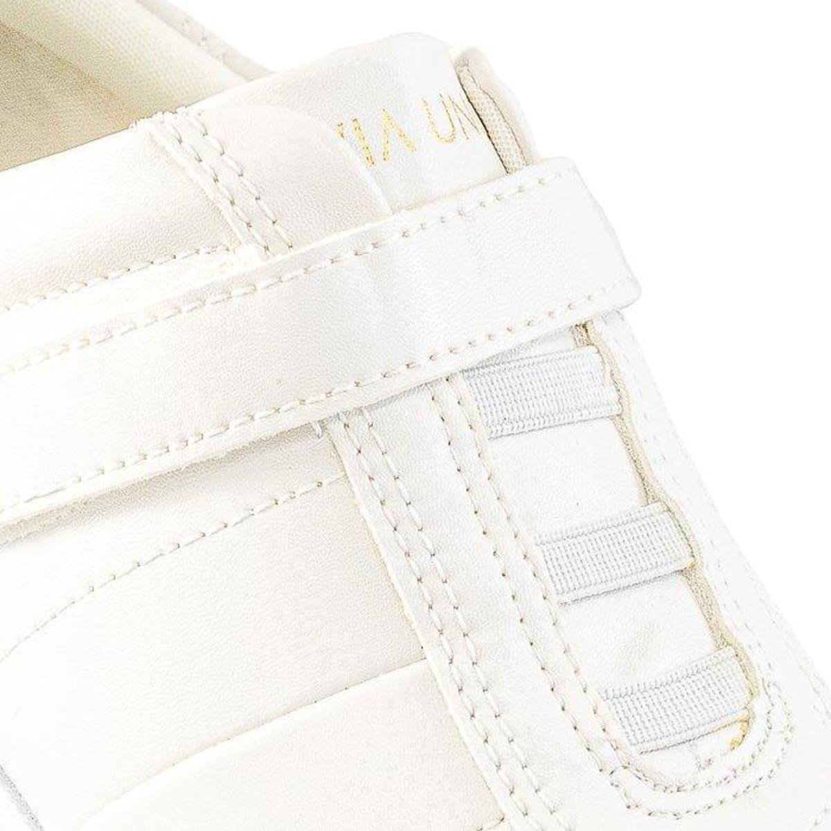 tenis via uno anabela branco