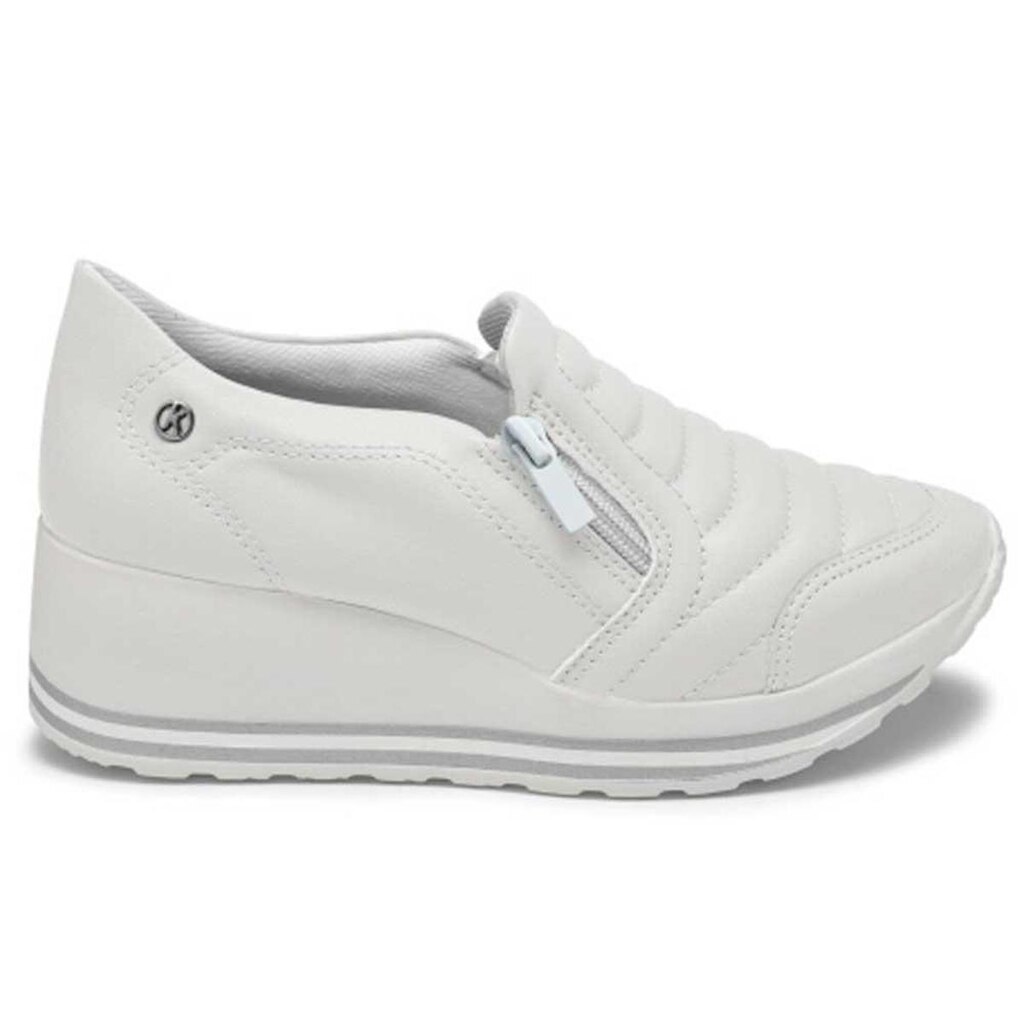Tênis Anabela Feminino Upper White Kolosh C1418A-0002