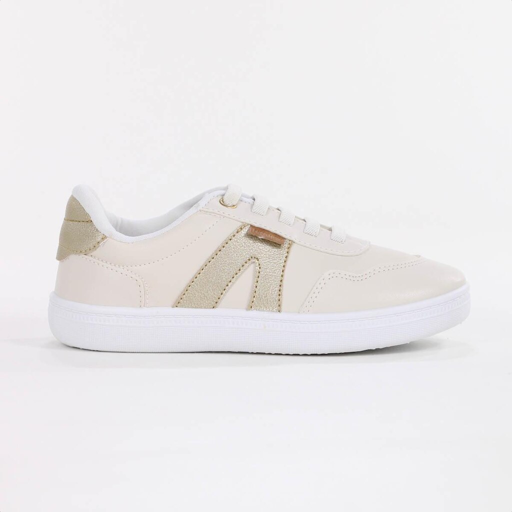 Tênis Anacapri AC1119 New Bege e Dourado - Infantil