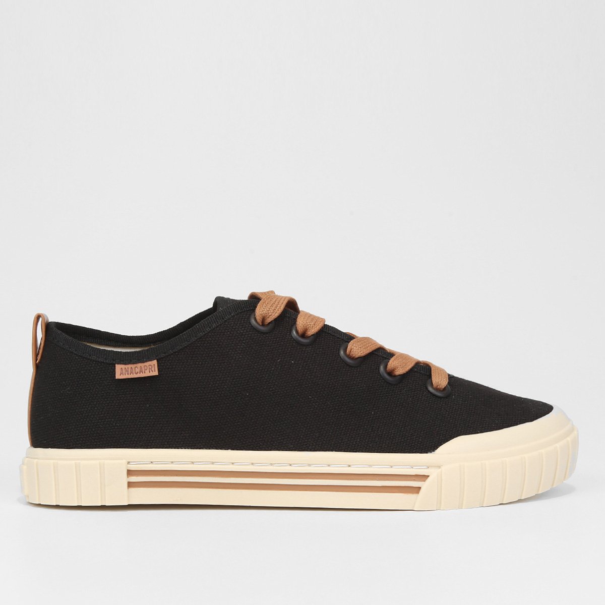Tênis Anacapri Básico Feminino - Preto Menor preço em Tênis Anacapri Básico Feminino - Preto