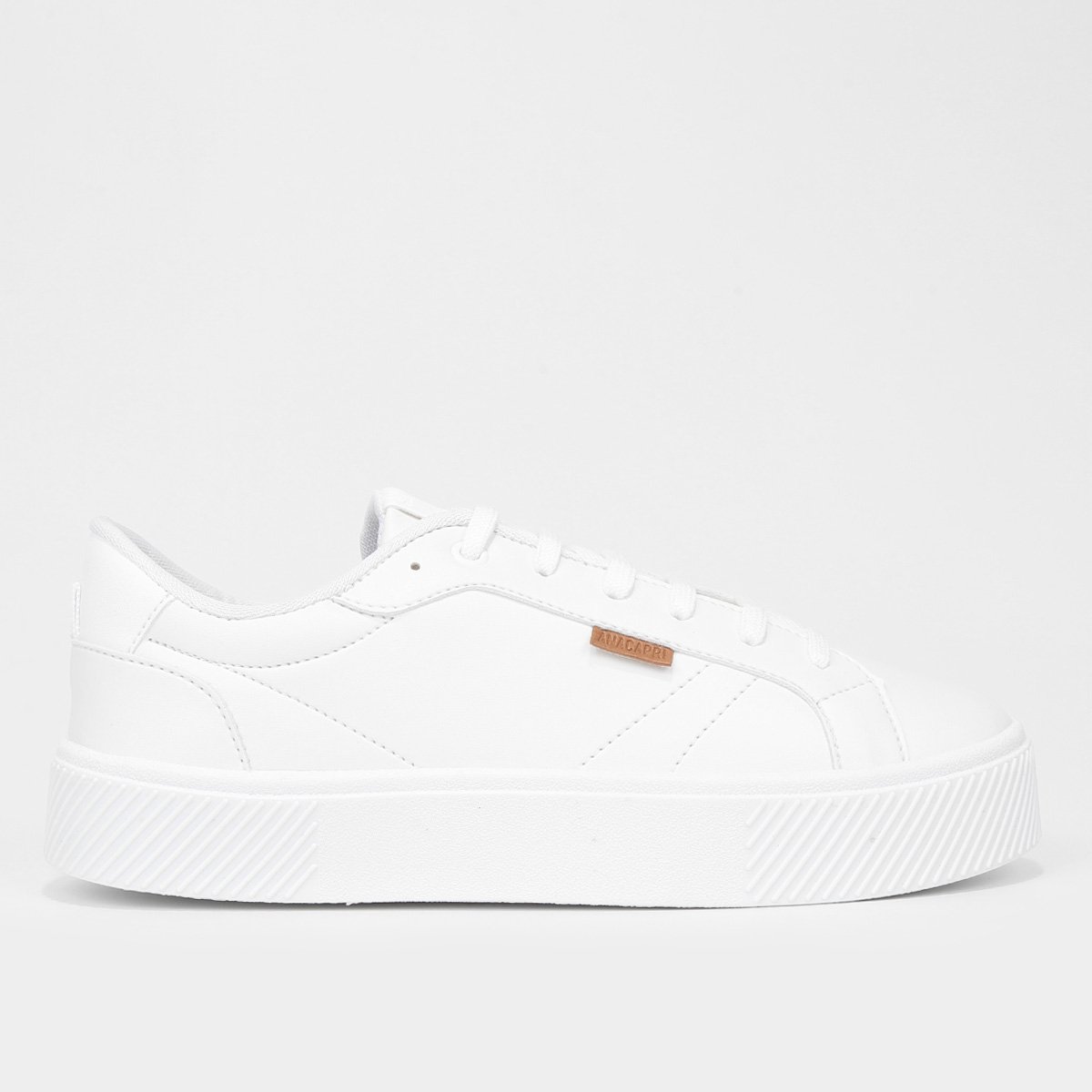 Tênis Anacapri Flatform Feminino - Branco Menor preço em Tênis Anacapri Flatform Feminino - Branco