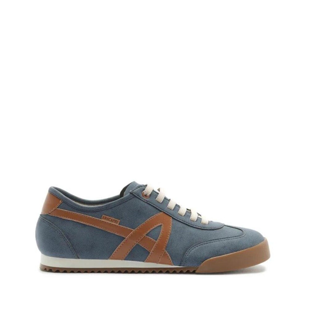 Tenis Anacapri Lucca Azul e Marrom