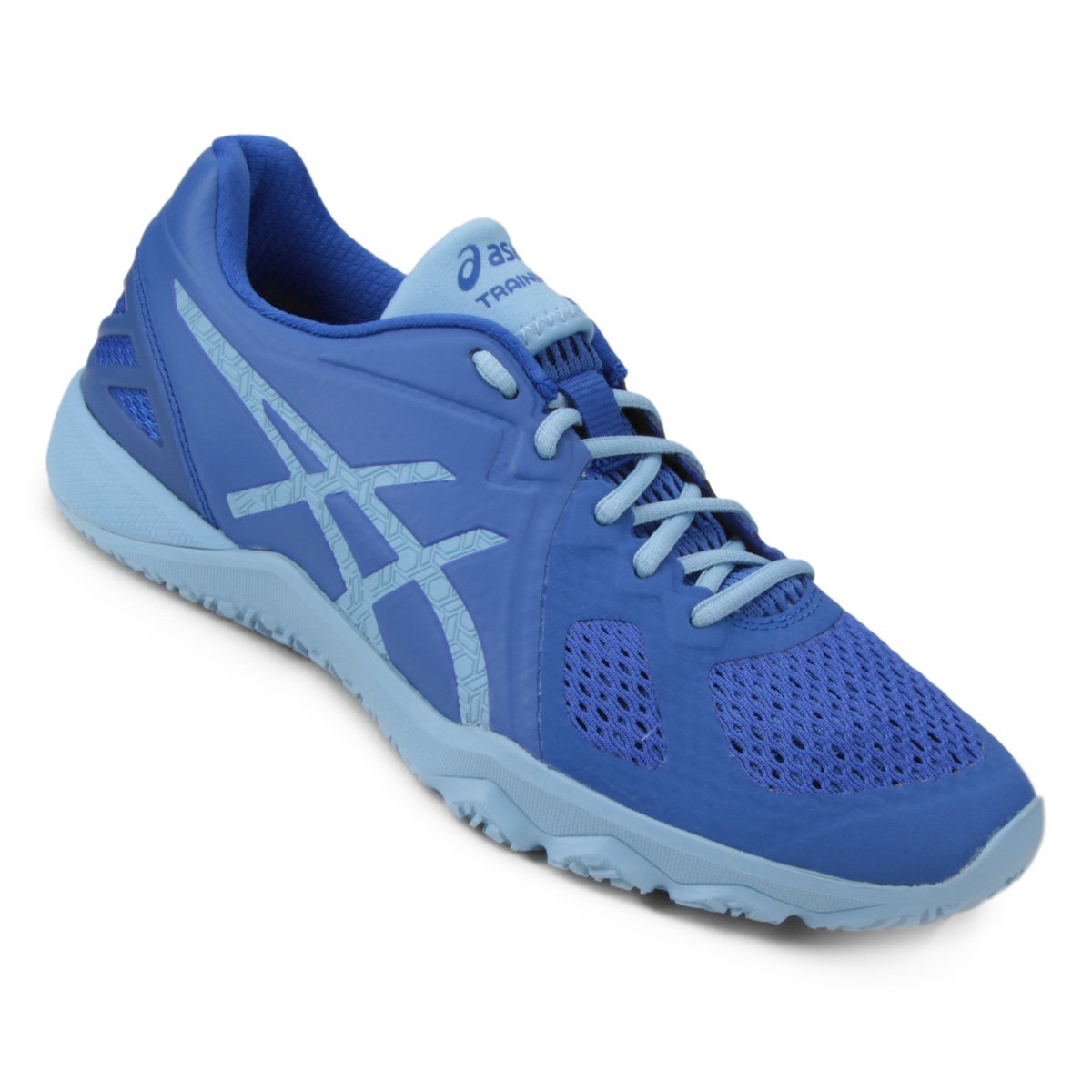Tênis Asics Conviction X Feminino - Azul+Azul claro Menor preço em Tênis Asics Conviction X Feminino - Azul+Azul claro