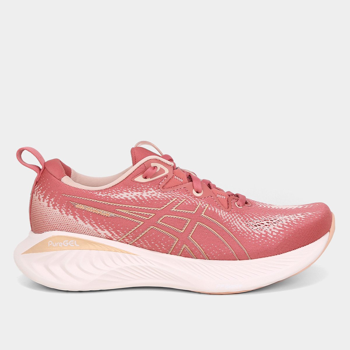 Tênis Asics Gel-Cumulus 25 Feminino - Vermelho+Bege é ruim? Tênis Asics Gel-Cumulus 25 Feminino - Vermelho+Bege é boa?