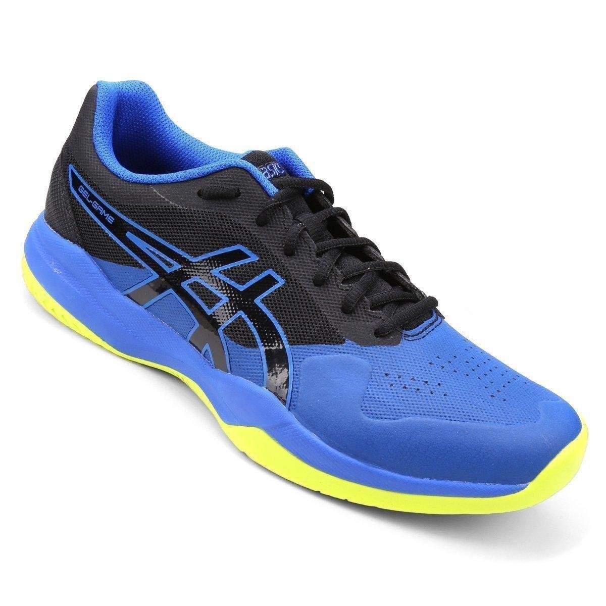 Tênis Asics Gel Game 7 Masculino - Preto+Azul é ruim? Tênis Asics Gel Game 7 Masculino - Preto+Azul é boa?