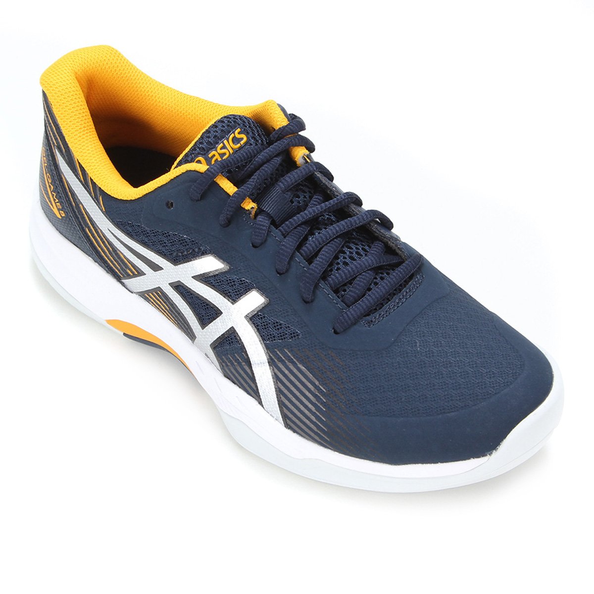 Tênis Asics Gel-Game 8 Masculino - Azul+Prata Menor preço em Tênis Asics Gel-Game 8 Masculino - Azul+Prata