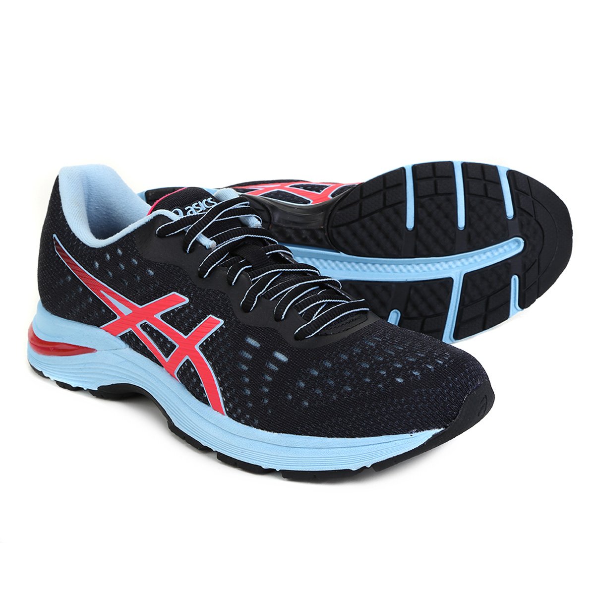 Tênis Asics Gel Kihai Feminino - Preto+Rosa Menor preço em Tênis Asics Gel Kihai Feminino - Preto+Rosa
