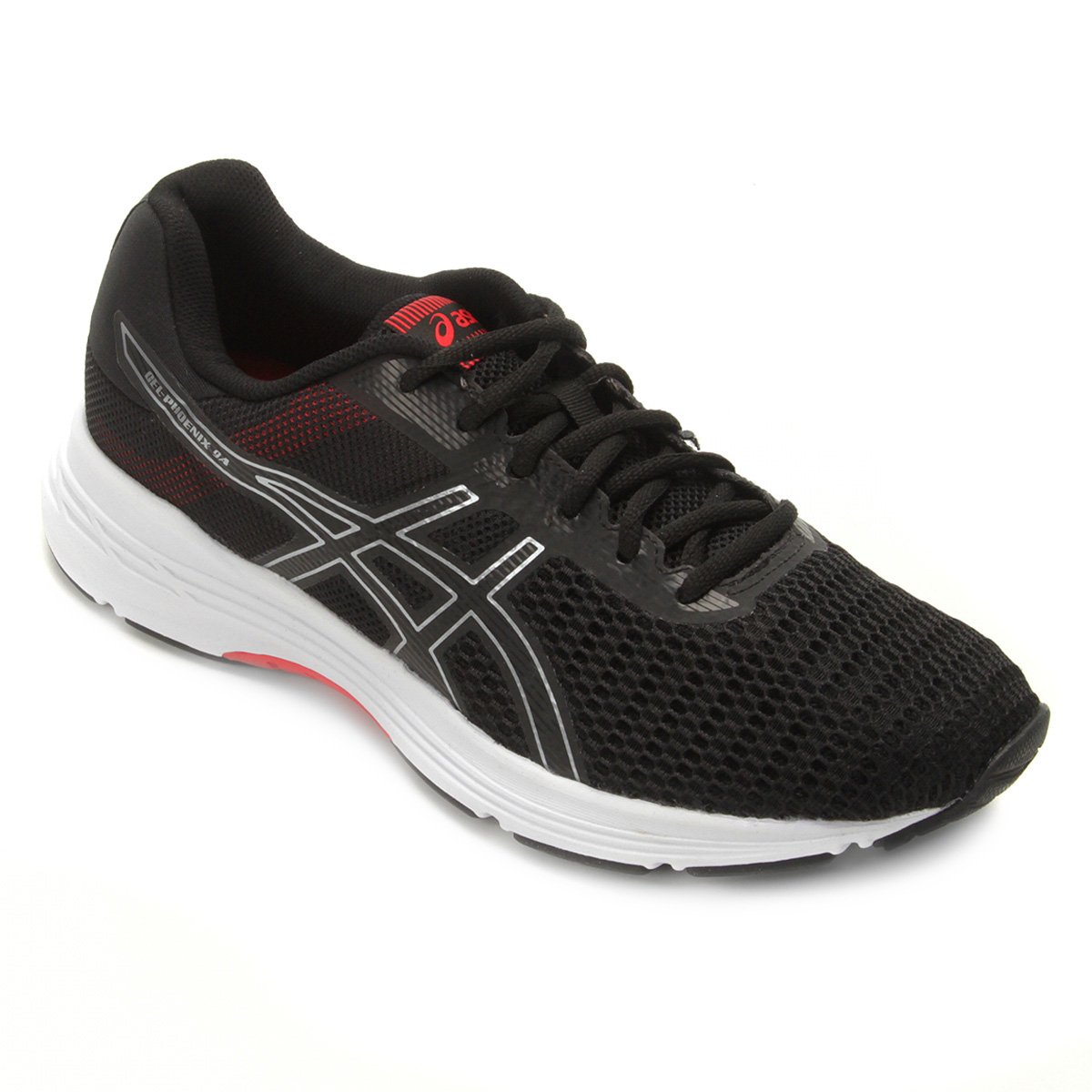Tênis Asics Gel Phoenix 9 Masculino - Preto e Prata Menor preço em Tênis Asics Gel Phoenix 9 Masculino - Preto e Prata