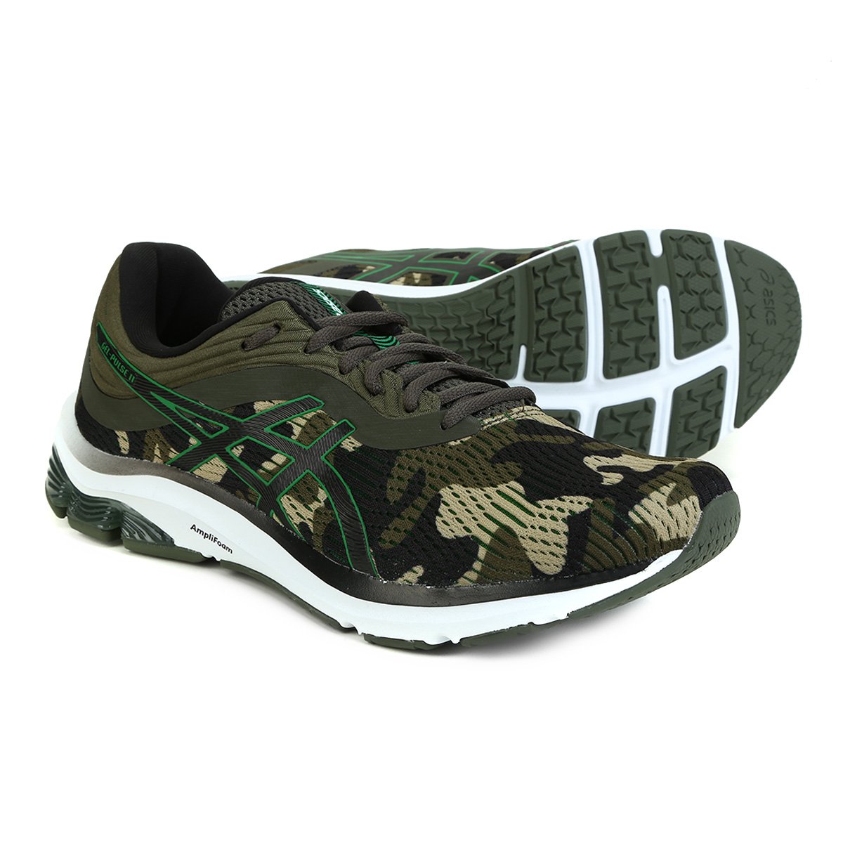 Tênis Asics Gel Pulse 11 Masculino - Verde Menor preço em Tênis Asics Gel Pulse 11 Masculino - Verde