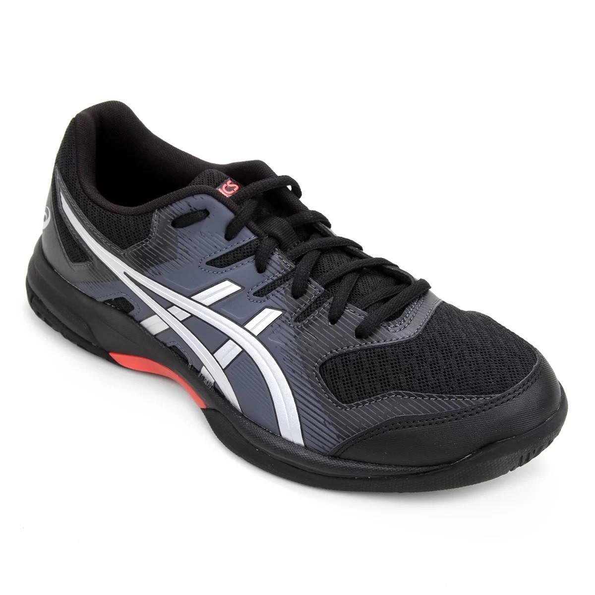 Tênis Asics Gel Rocket 9 Masculino - Preto Menor preço em Tênis Asics Gel Rocket 9 Masculino - Preto