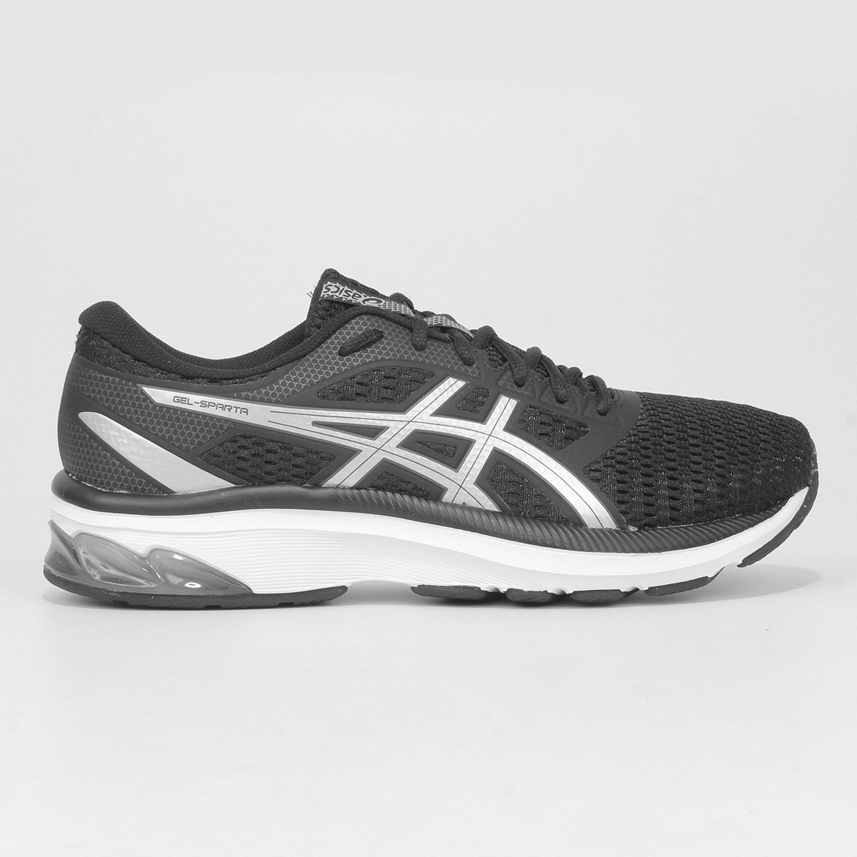 Tênis Asics Gel Sparta Masculino - Preto+Prata Menor preço em Tênis Asics Gel Sparta Masculino - Preto+Prata