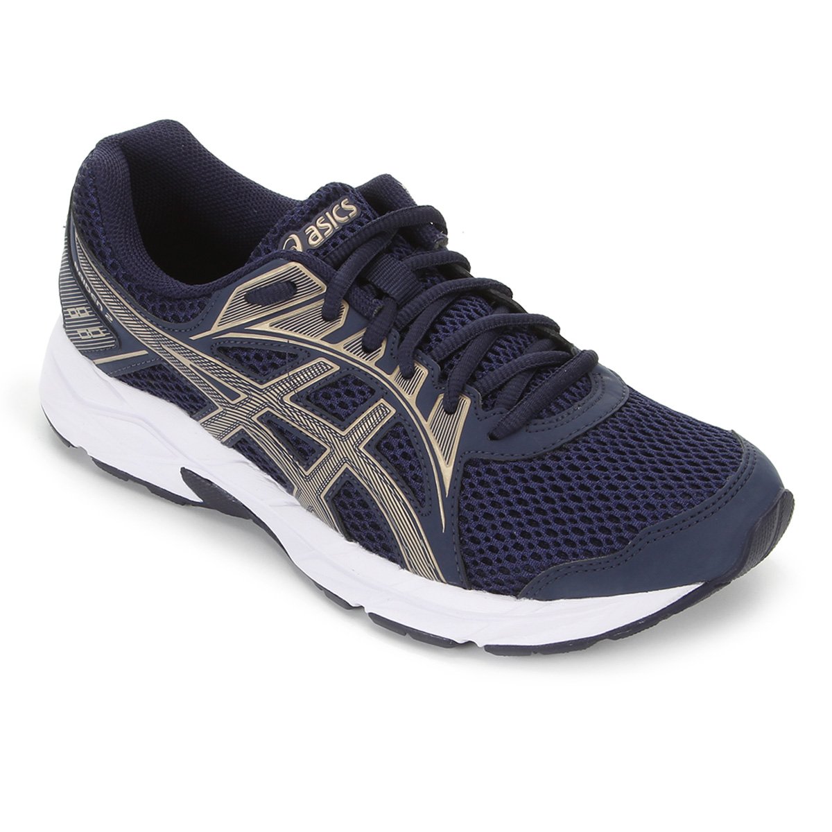 Tênis Asics Raiden 2 Feminino - Marinho+Bege é ruim? Tênis Asics Raiden 2 Feminino - Marinho+Bege é boa?