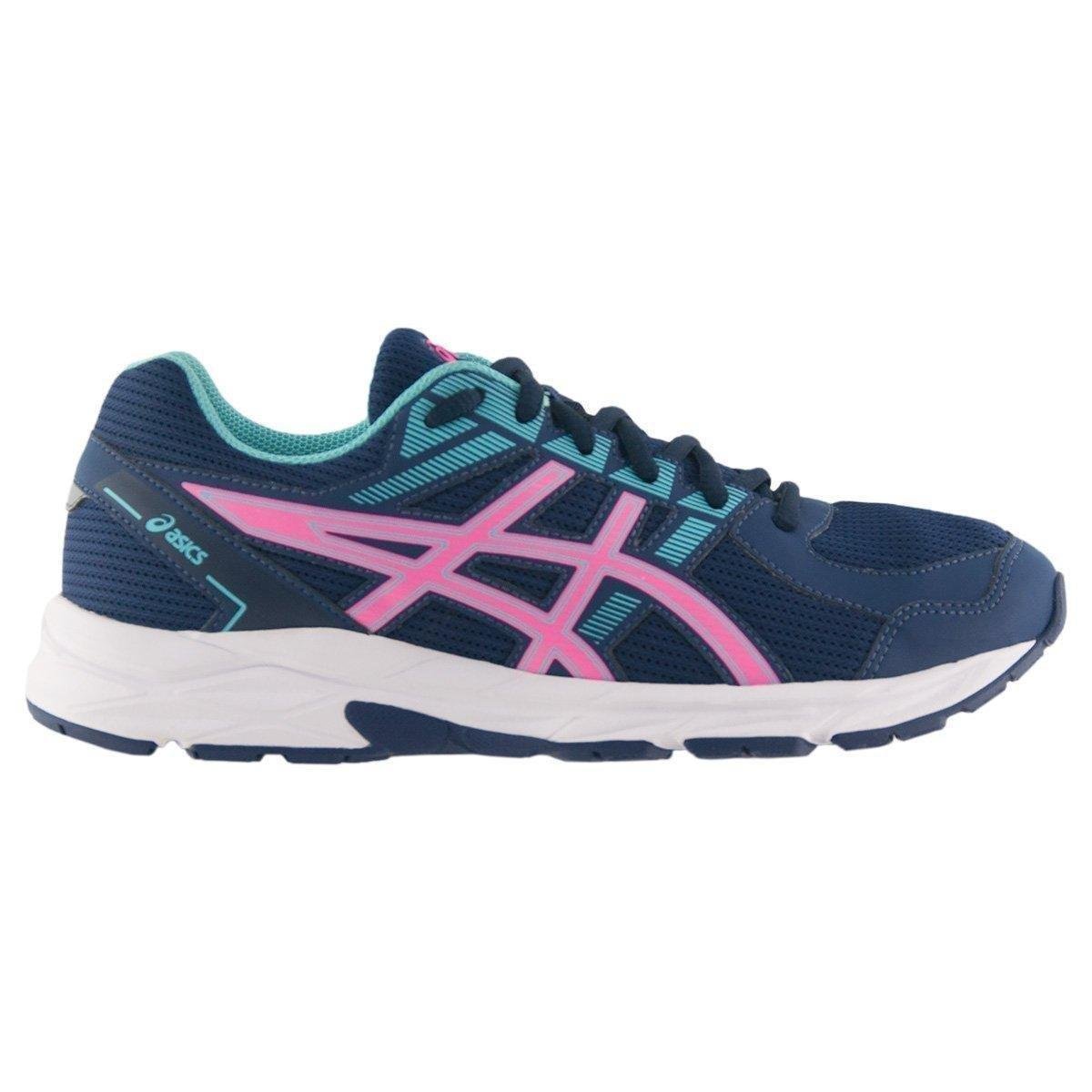 Tênis Asics Raiden Feminino - Marinho+Pink Menor preço em Tênis Asics Raiden Feminino - Marinho+Pink