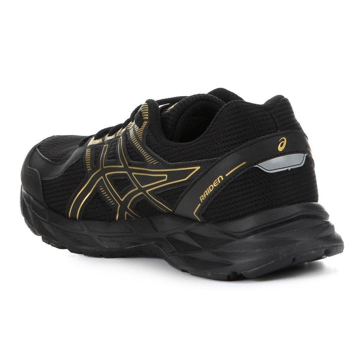 tenis asics raiden masculino preto
