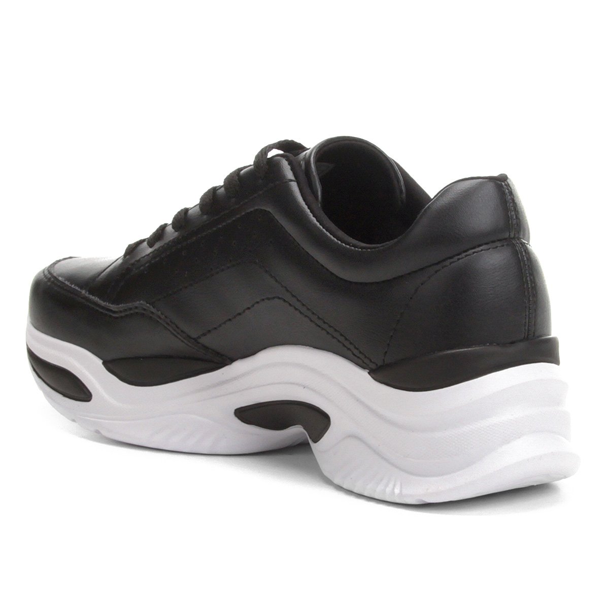 tenis azaleia chunky preto