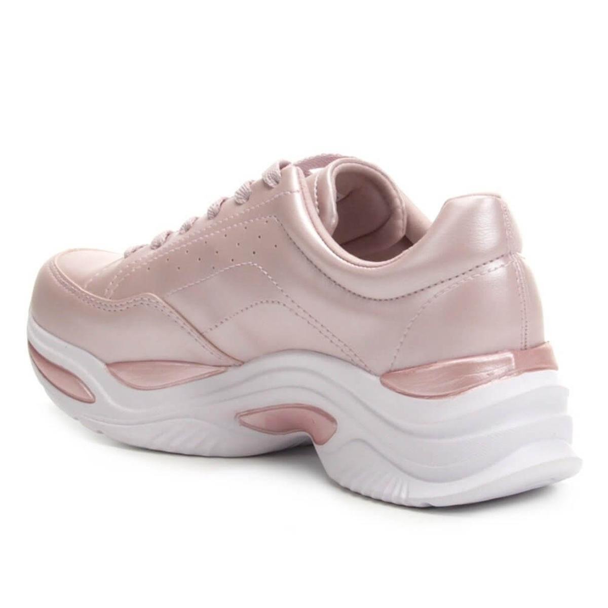 tenis azaleia chunky rosa
