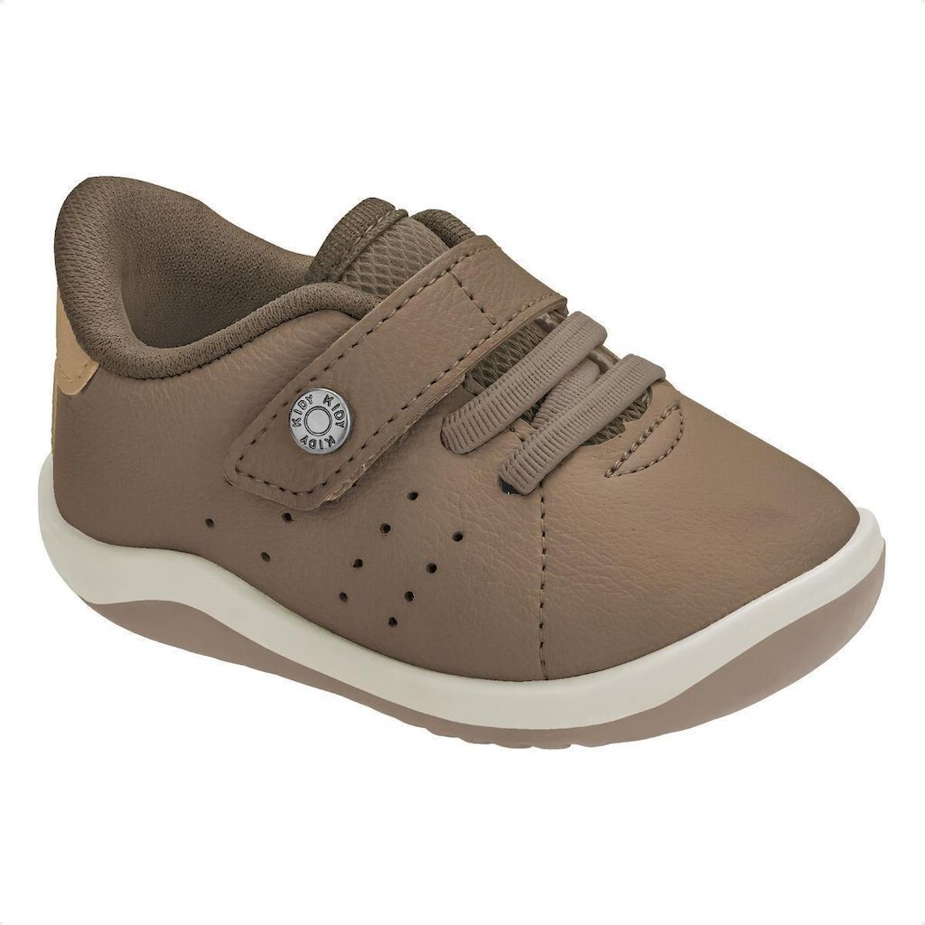 Tênis Baby Kidy Colors Equilíbrio Tira Autocolante Masculino Casual Confortável Resistente