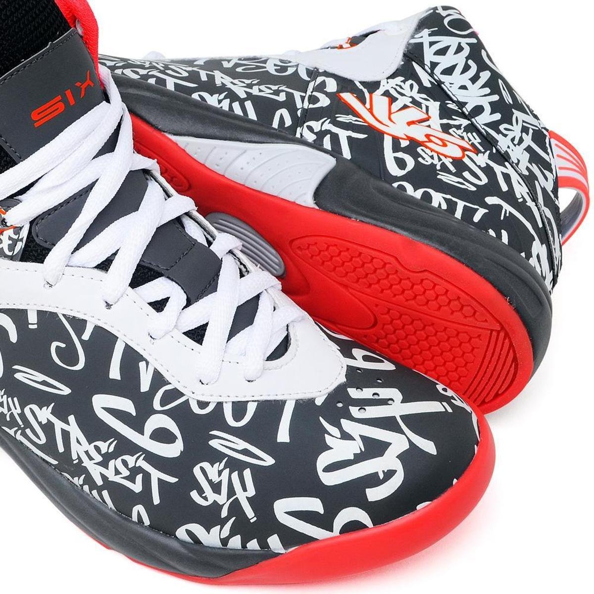 Tênis Basquete Masculino Infinity Six Street /Laranja Zattini