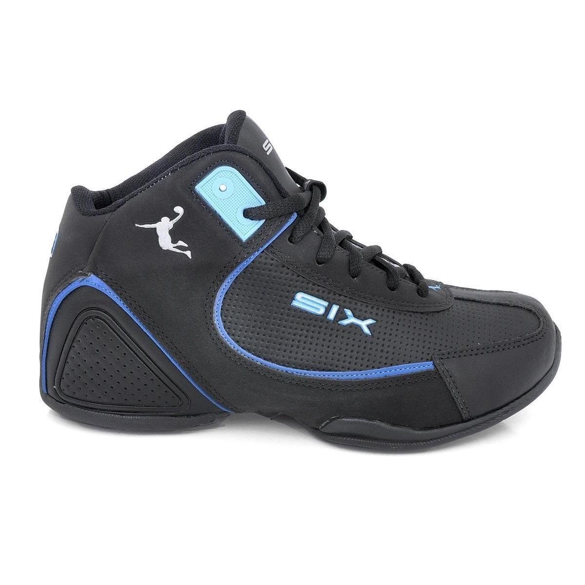 Tênis Basquete Six Street Original Cano Médio Masculino - Branco+Laranja |  Zattini