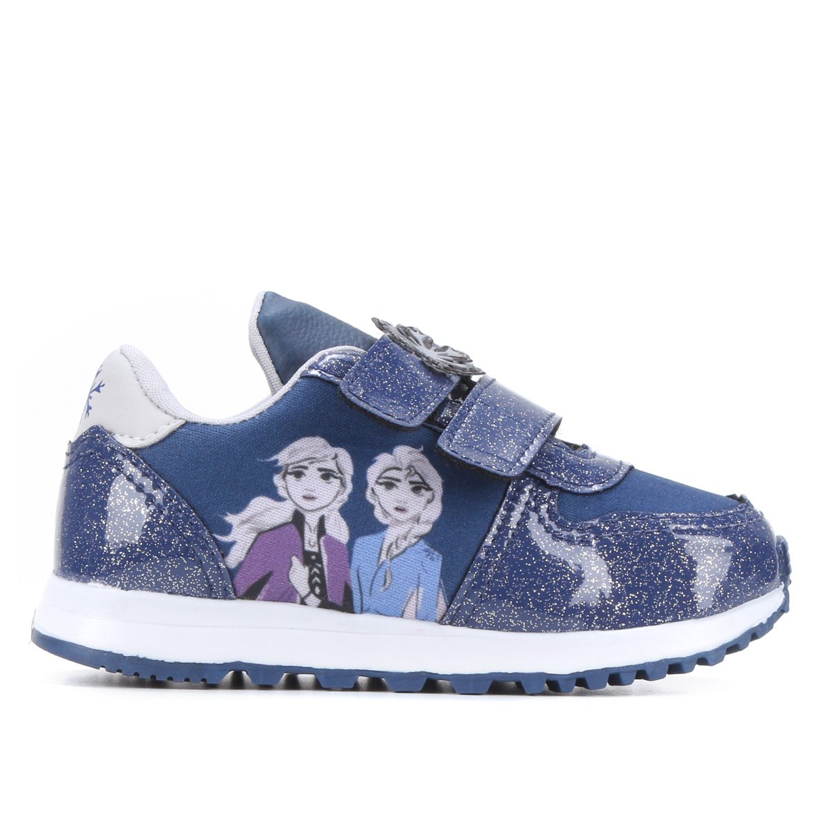 Tênis Bebê Disney Frozen Princesas Elsa e Anna - Marinho Menor preço em Tênis Bebê Disney Frozen Princesas Elsa e Anna - Marinho