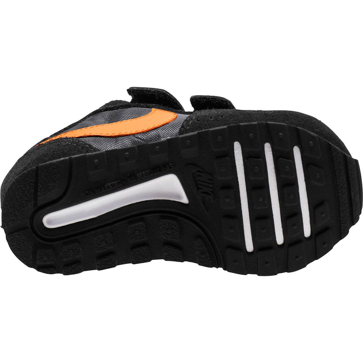 Tênis Bebê Nike MD Valiant BT Masculino - Preto+Laranja | Zattini