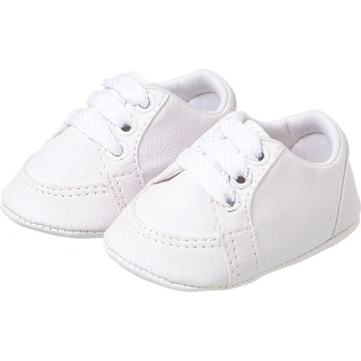 Tênis Bebê RN Plis Calçados Soccer Masculino - Branco Menor preço em Tênis Bebê RN Plis Calçados Soccer Masculino - Branco