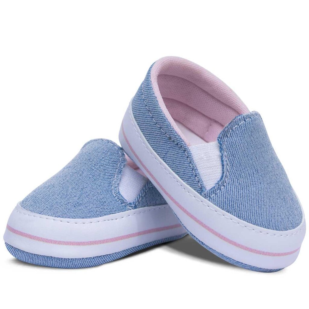 Tenis Bebê Slip On Menina Infantil Calce Fácil 01.09
