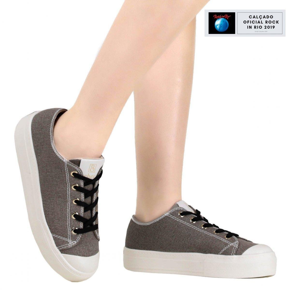 Tênis Bebecê Casual Rock in Rio Zattini