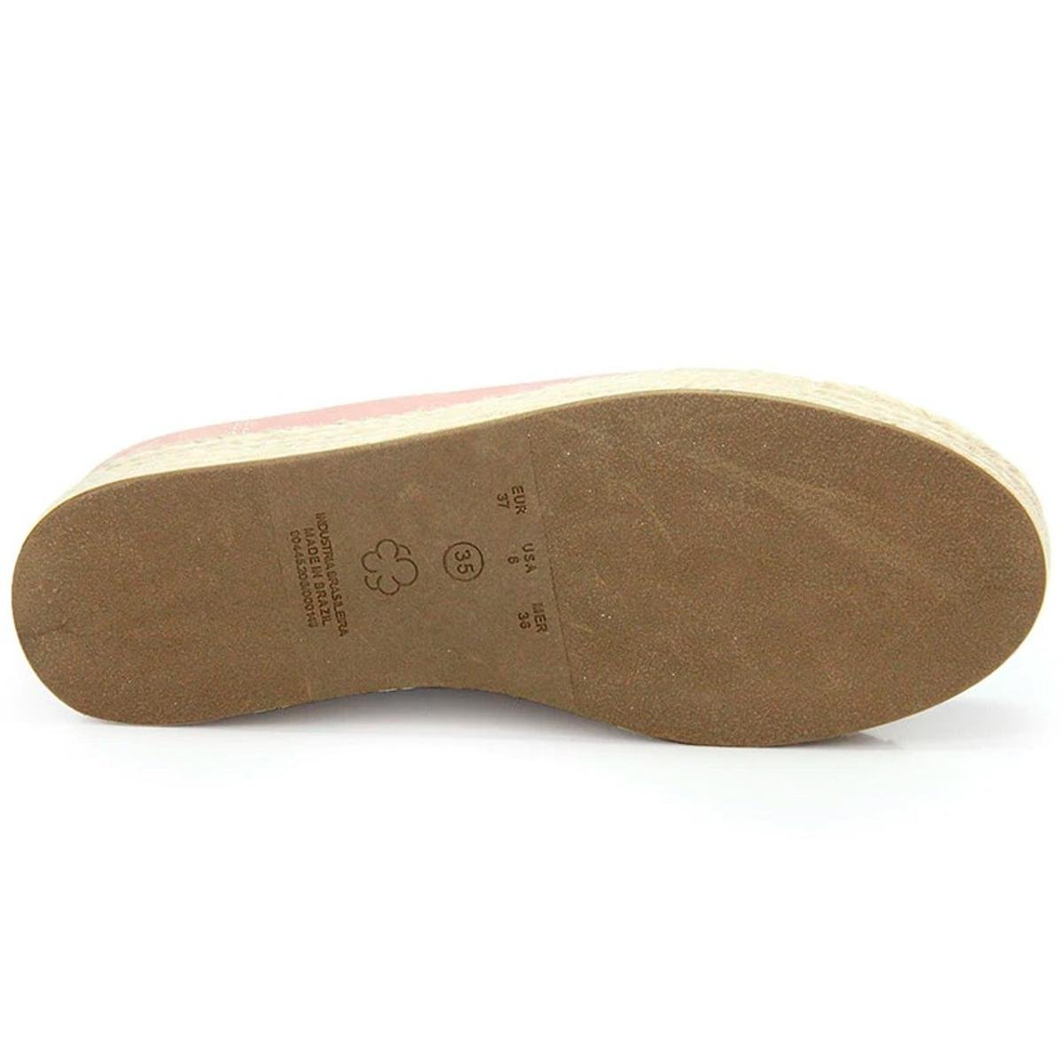 tênis bebecê flatform com corda feminino