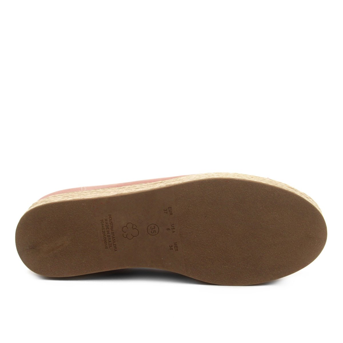 tênis bebecê flatform com corda feminino