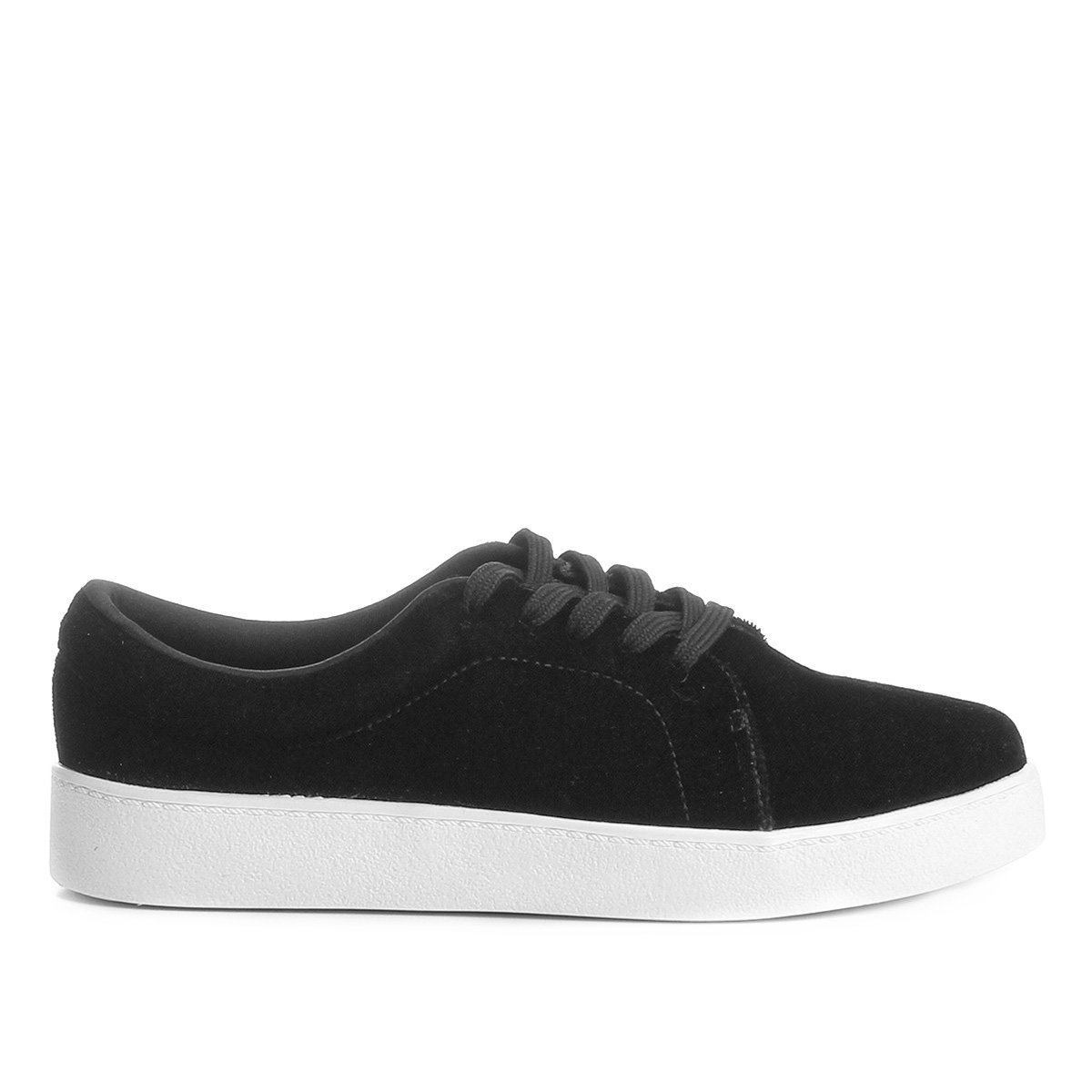 tenis bebece preto veludo