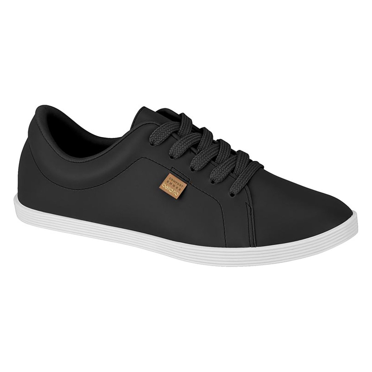 Tênis Beira Rio Básico Comfort Feminino - Preto Menor preço em Tênis Beira Rio Básico Comfort Feminino - Preto