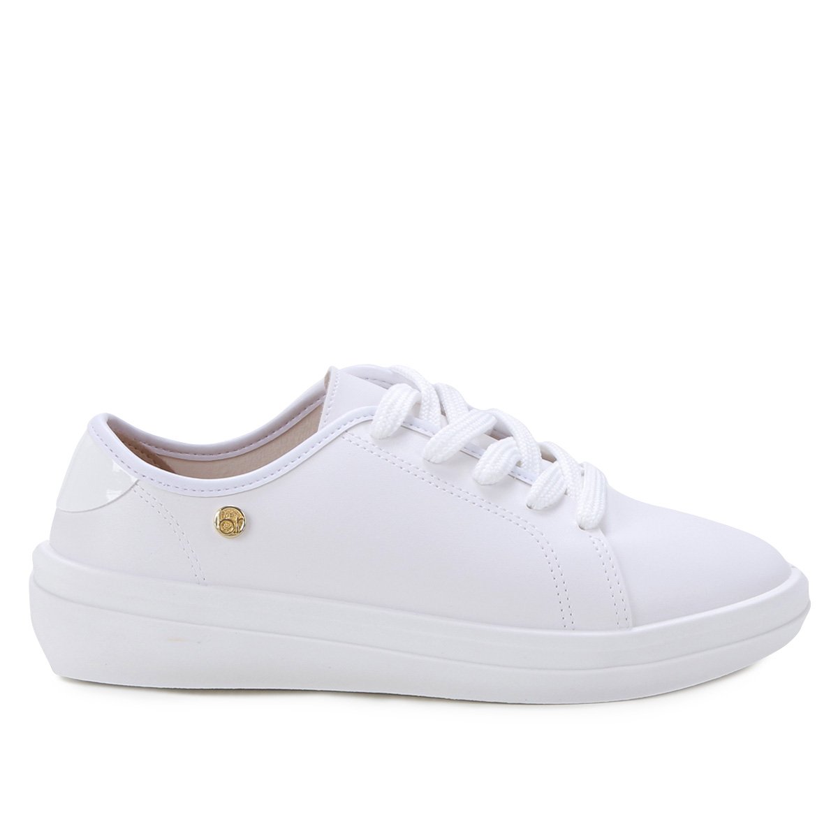 Tênis Beira Rio Básico Feminino - Branco Menor preço em Tênis Beira Rio Básico Feminino - Branco