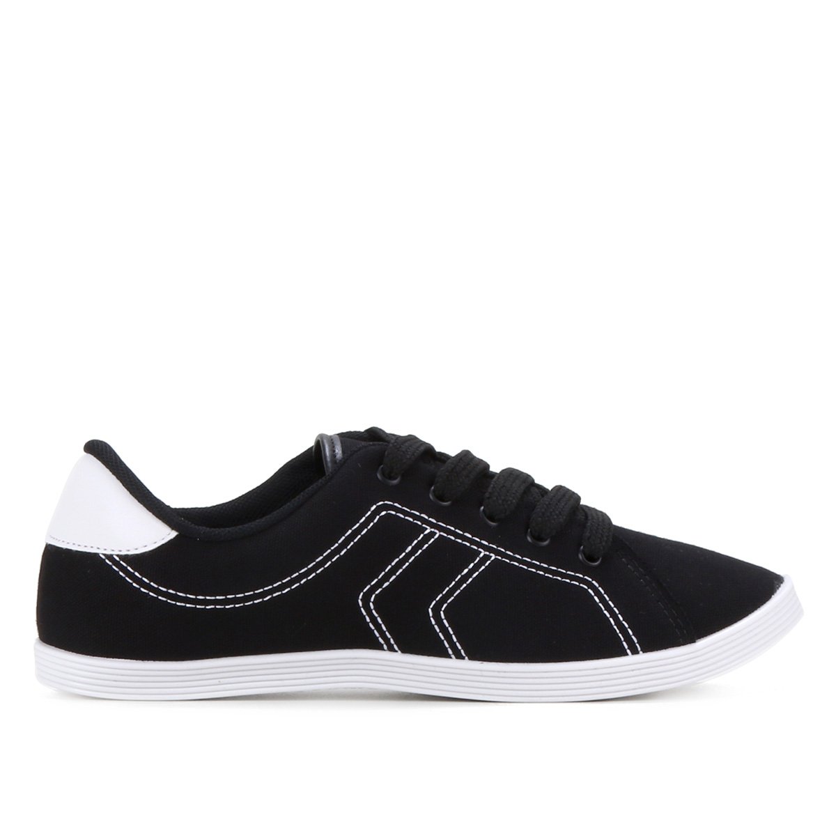 Tênis Beira Rio Casual Feminino - Preto Menor preço em Tênis Beira Rio Casual Feminino - Preto