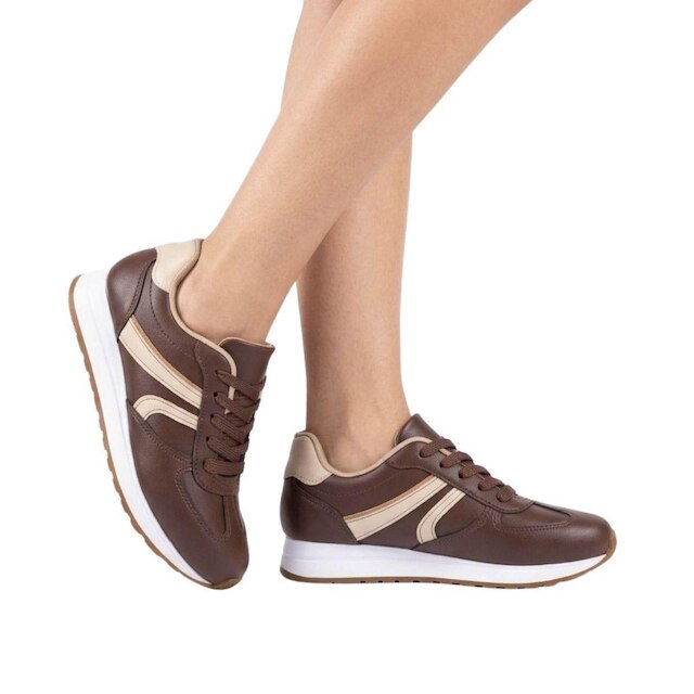 Tênis Beira Rio Feminino 4339101 Marrom