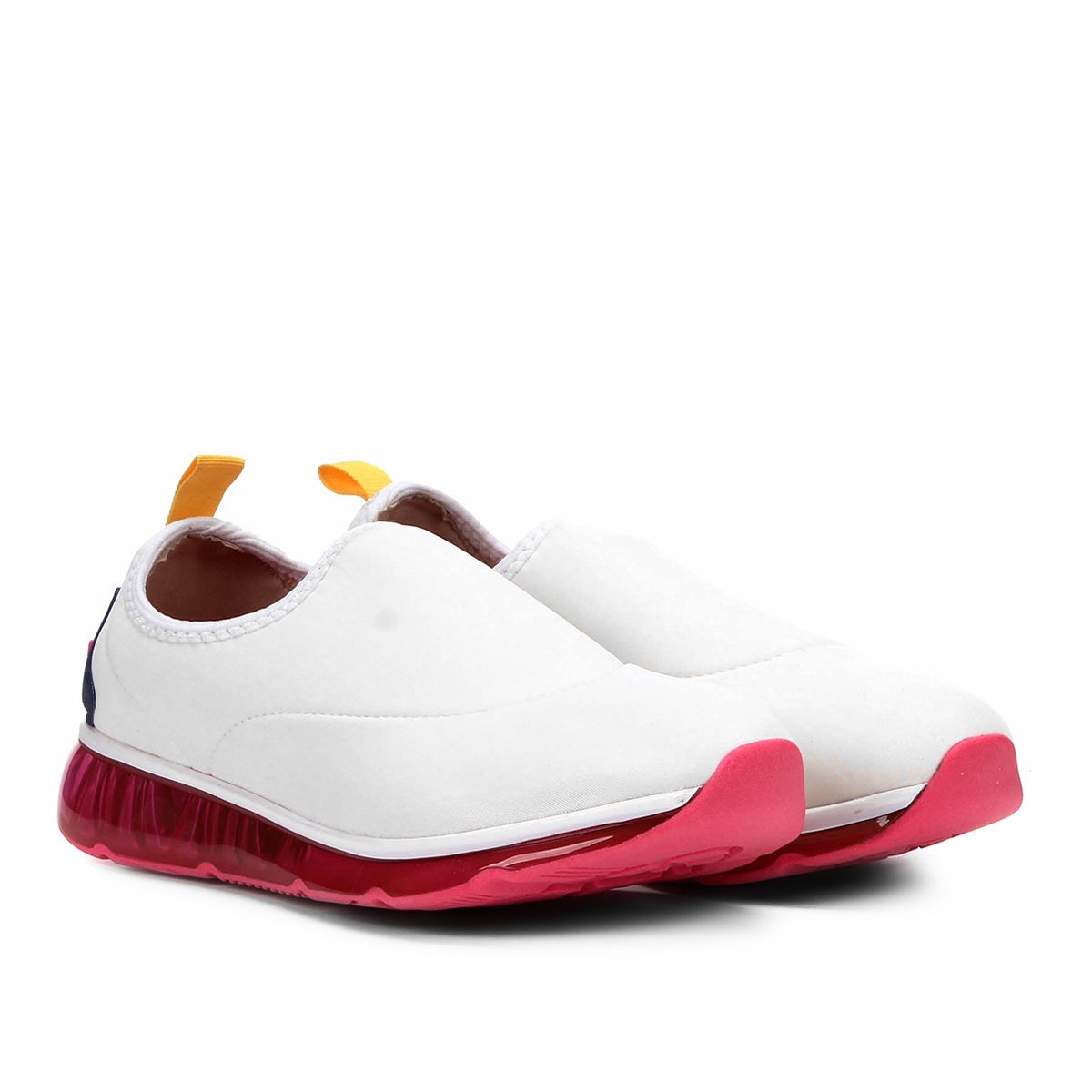 Tênis Beira Rio Sem Cadarço Feminino - Branco+Pink é ruim? Tênis Beira Rio Sem Cadarço Feminino - Branco+Pink é boa?