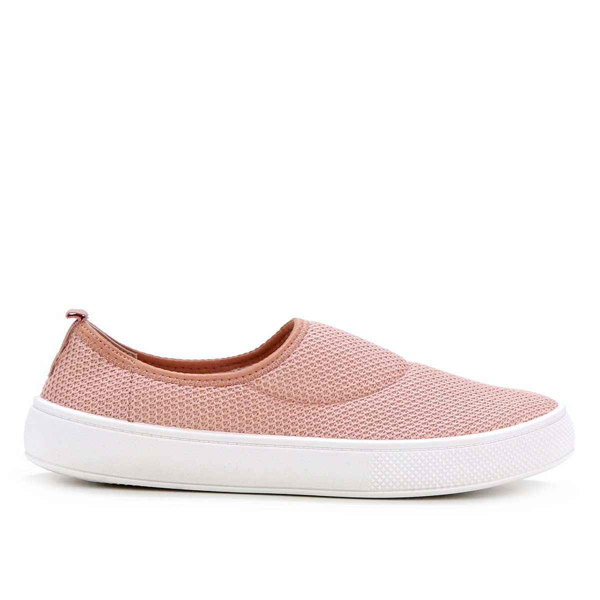 Tênis Beira Rio Slpon Knit Sem Cadarço Feminino - Nude é ruim? Tênis Beira Rio Slpon Knit Sem Cadarço Feminino - Nude é boa?
