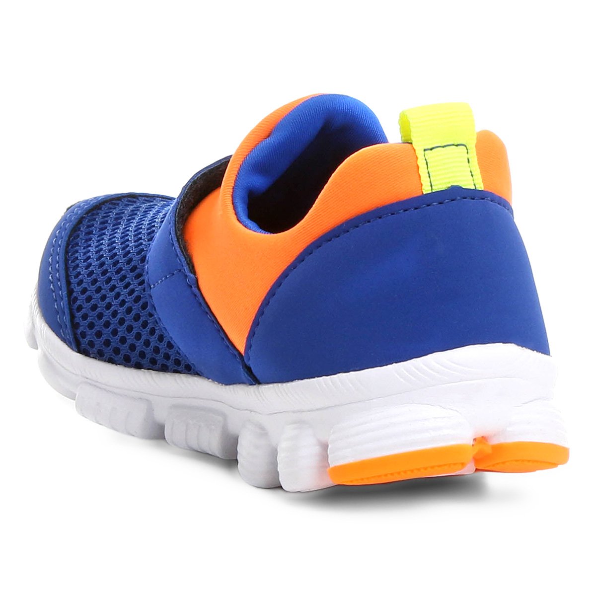 tenis bibi azul e laranja