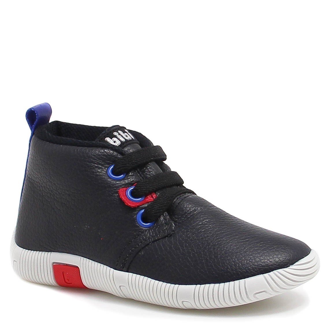 Tênis Bibi Walk Baby New em Couro - Preto | Zattini