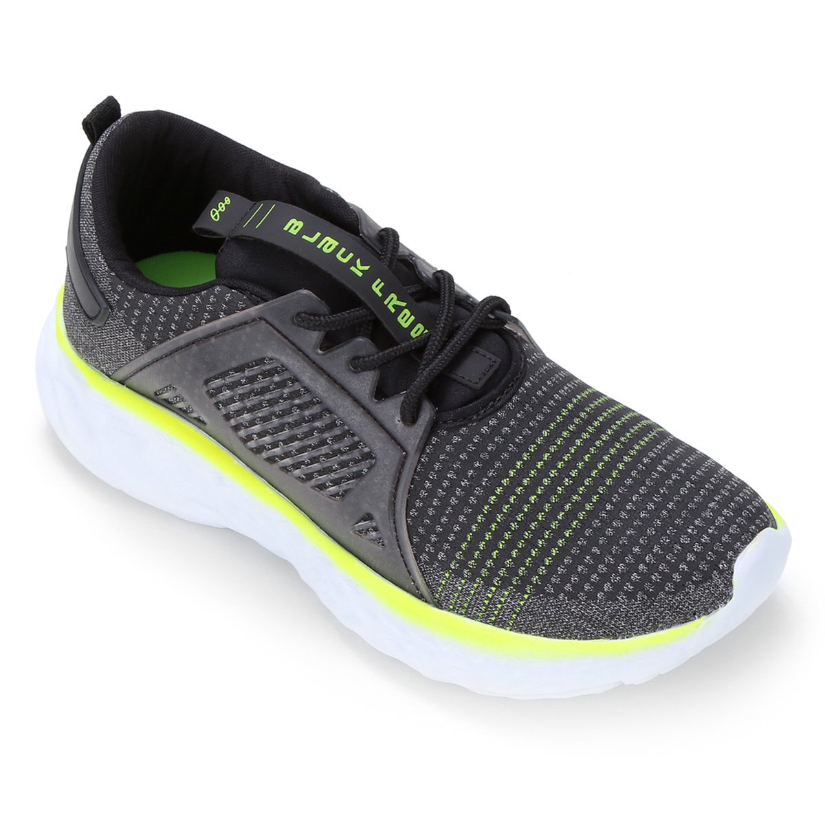Tênis Black Free Eva Crown Masculino - Preto+Amarelo Menor preço em Tênis Black Free Eva Crown Masculino - Preto+Amarelo