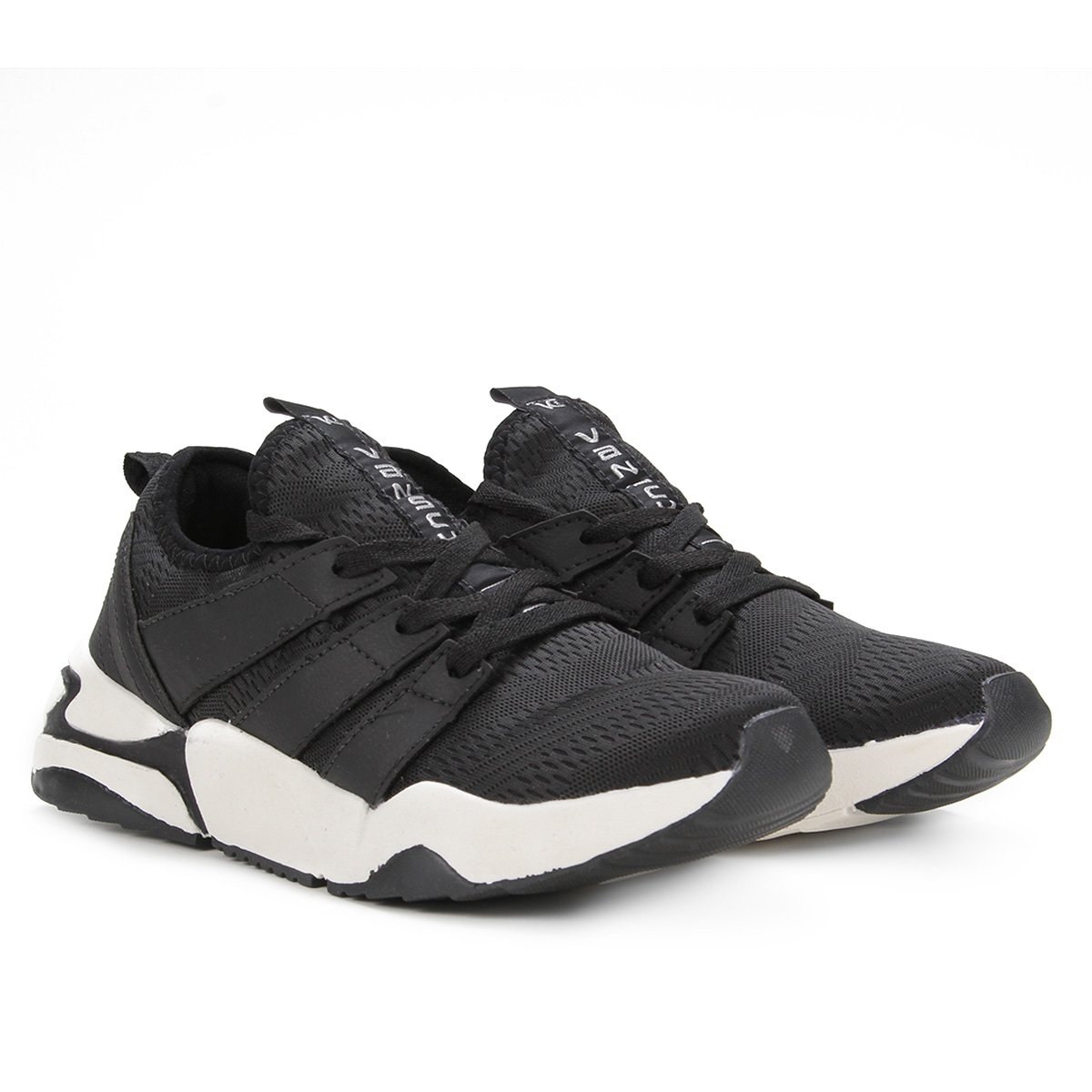 Tênis Black Free Jogging Masculino - Preto+Branco é ruim? Tênis Black Free Jogging Masculino - Preto+Branco é boa?