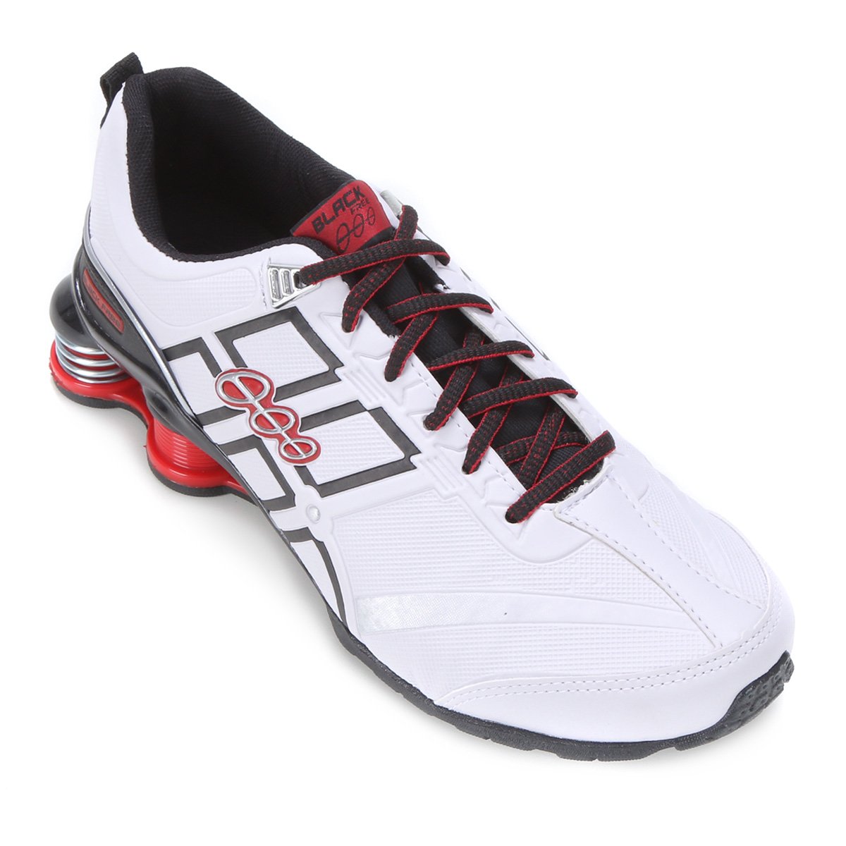 Tênis Black Free Turbo 2 Masculino - Branco+Vermelho Menor preço em Tênis Black Free Turbo 2 Masculino - Branco+Vermelho